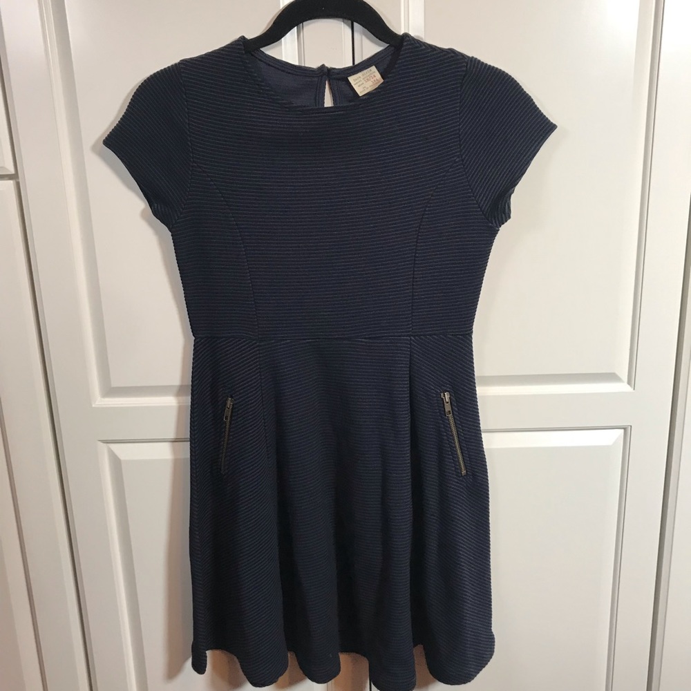 Zara Girl Navy Dress